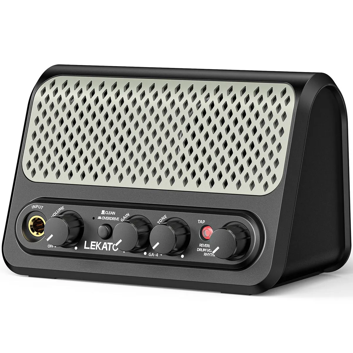 LEKATO Bluetooth Stereo Guitar Amp Clean Overdrive Efffect 30 Drum Pattern