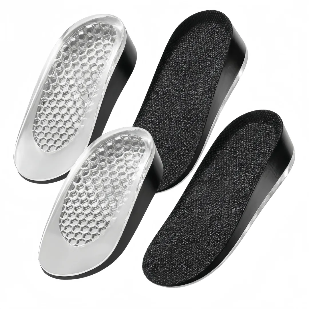 2-Pack 1.4'' Gel Height Increase Insoles Shock Absorption Cushion Men/Women