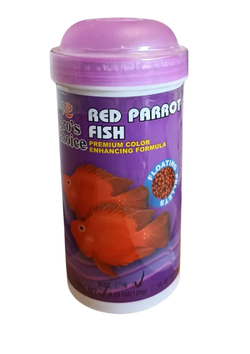 Pro's Choice Red Parrot Fish pellets 120G/350G