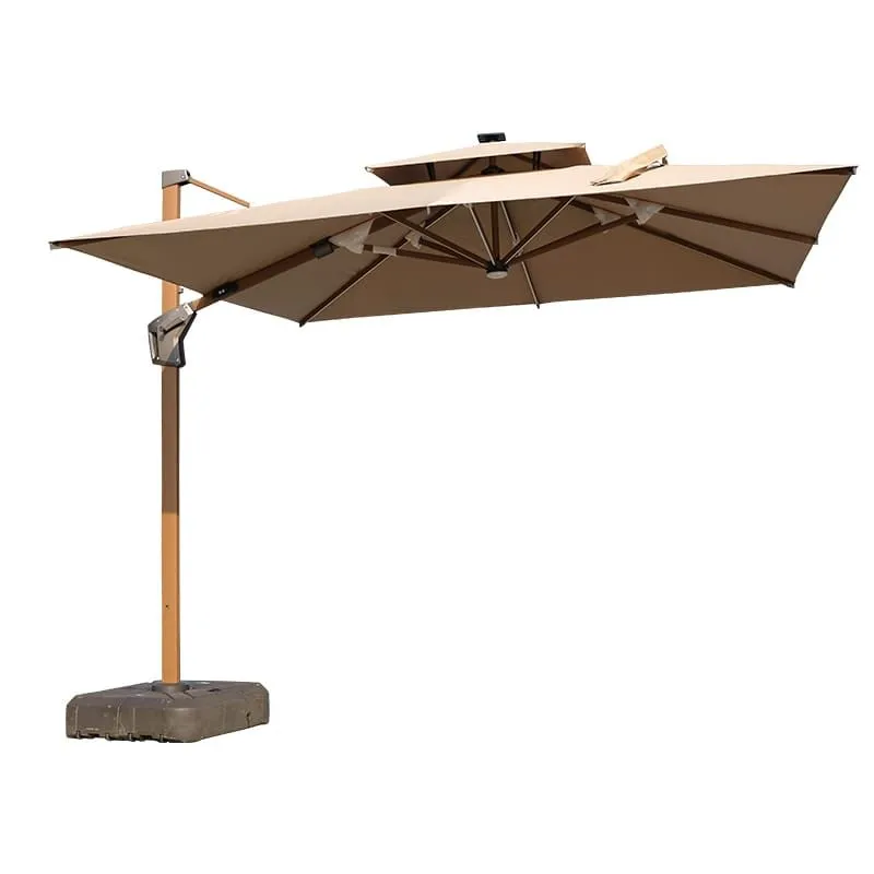 Luxury Italian Cantilever Umbrella For Patio Poolside & Garden