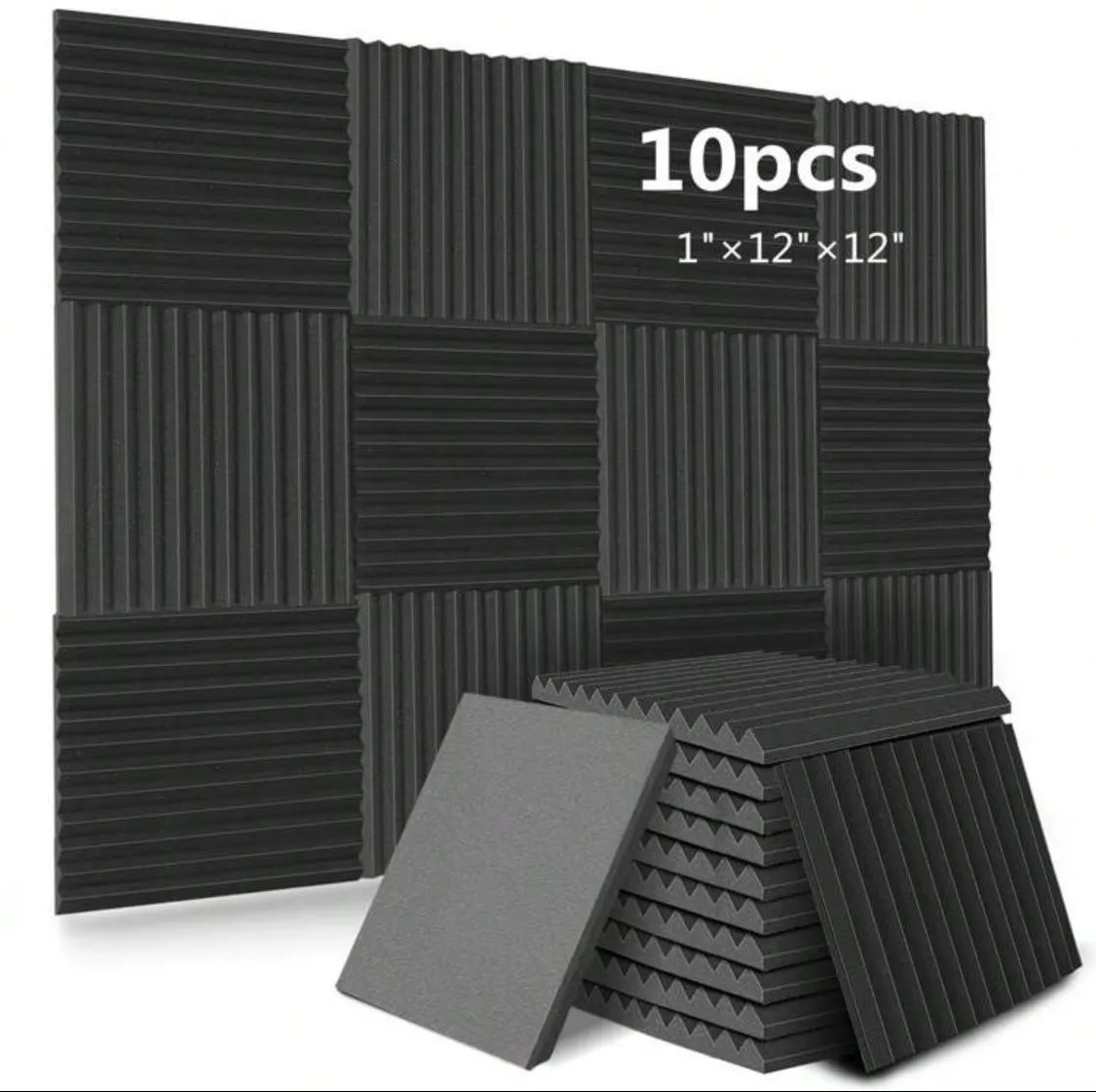 Acoustic Panels Soundproofing - 10 Pack