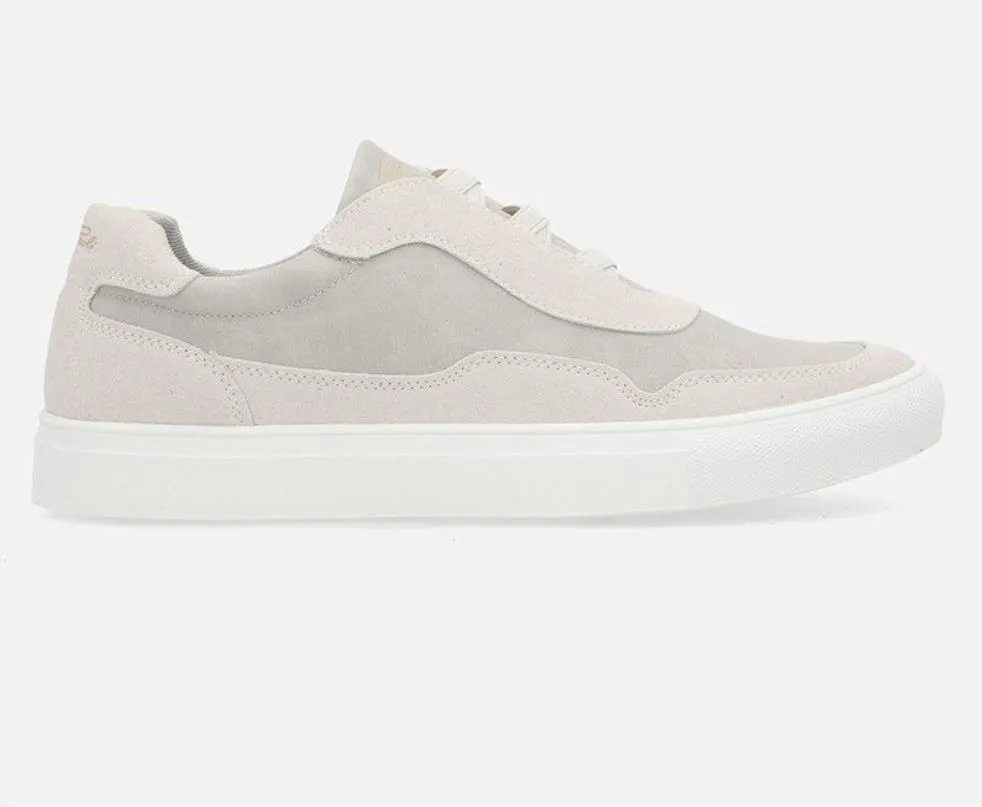 Gino Paoli Jackson White Grey Mens Sneakers