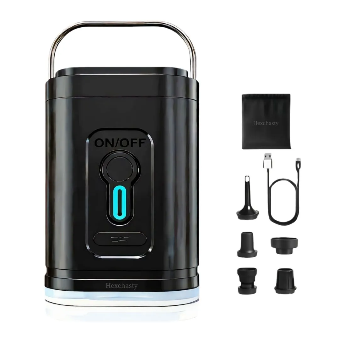 Hexchasty Mini Electric Air Pump,Wireless Vacuum Pump for Travel