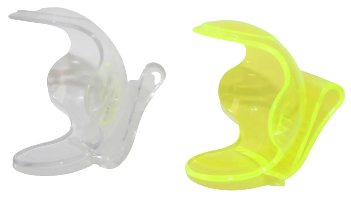 Clip on Tennis Padel Ball Holder- Set of 2 Yellow and Clear