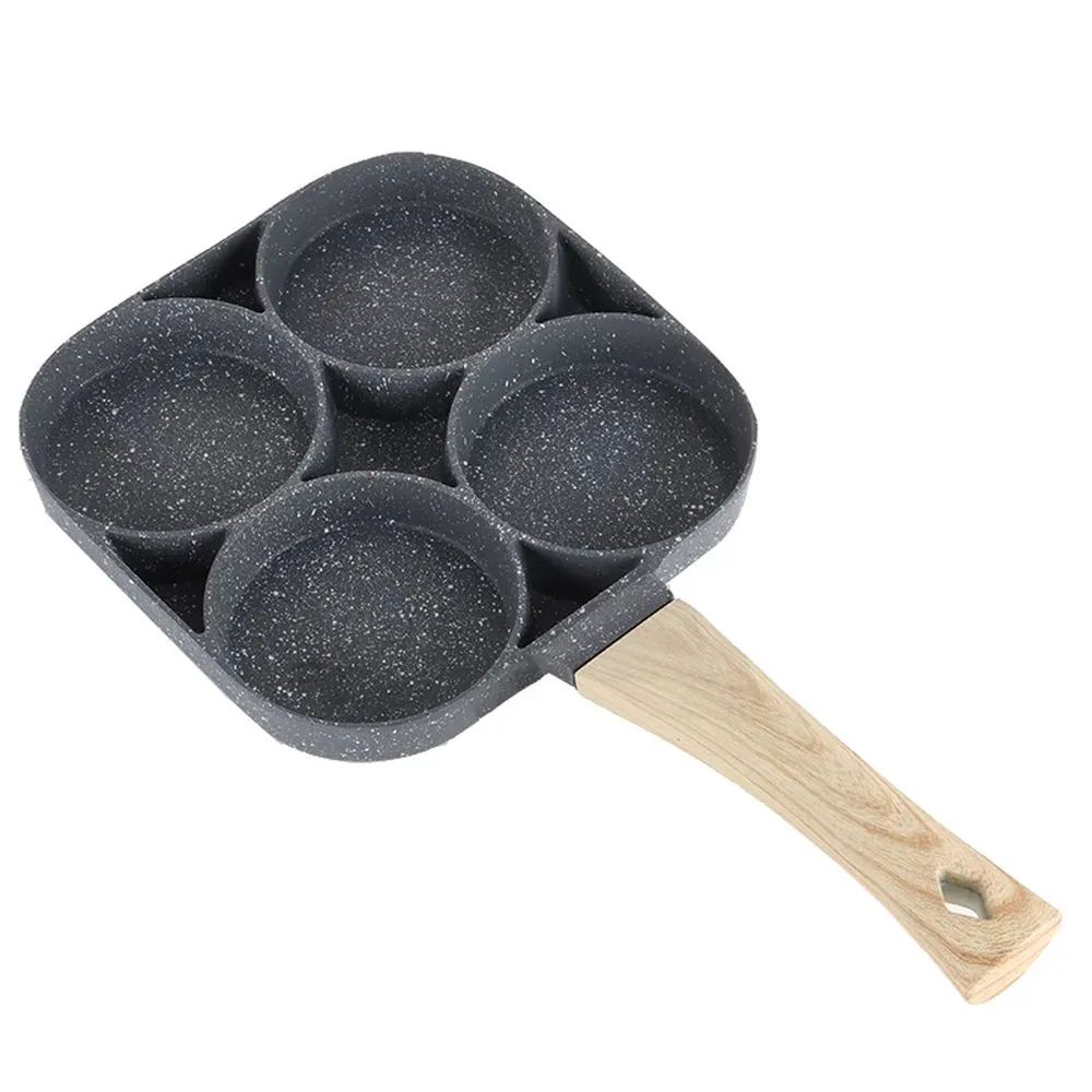 4 Hole Frying Pan Handle Non Stick Eggs Frying Pan