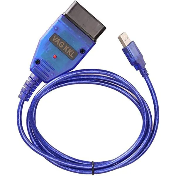 5-Pin 125cm USB KKL VAG-COM 409.1 Diagnostic Cable Compatible with VW/Audi