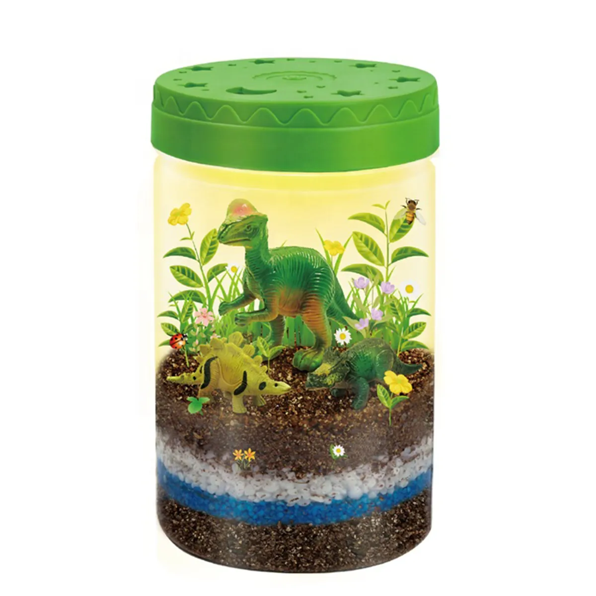 Dinosaur Terrarium Kit Dinosaur Craft Kit Science Kit Gift for Boys & Girls