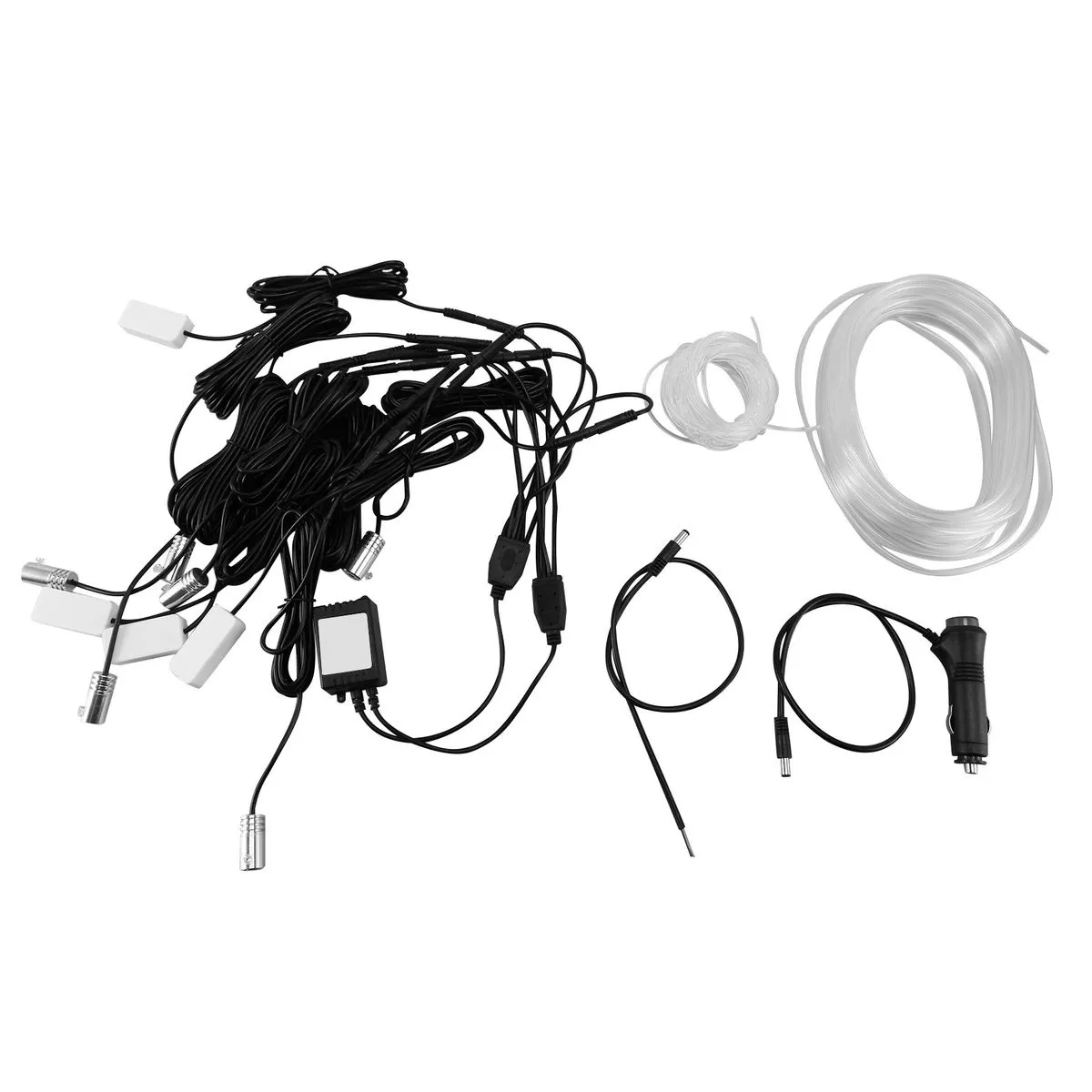 10 in 1 LED 8M Interior Decoration Car Fiber Optic Strip Light 12V