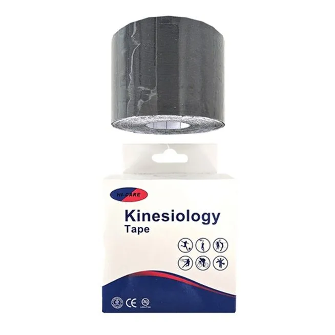Hi-Care - Kinesio Tape 5cm x 5m Cotton - Black