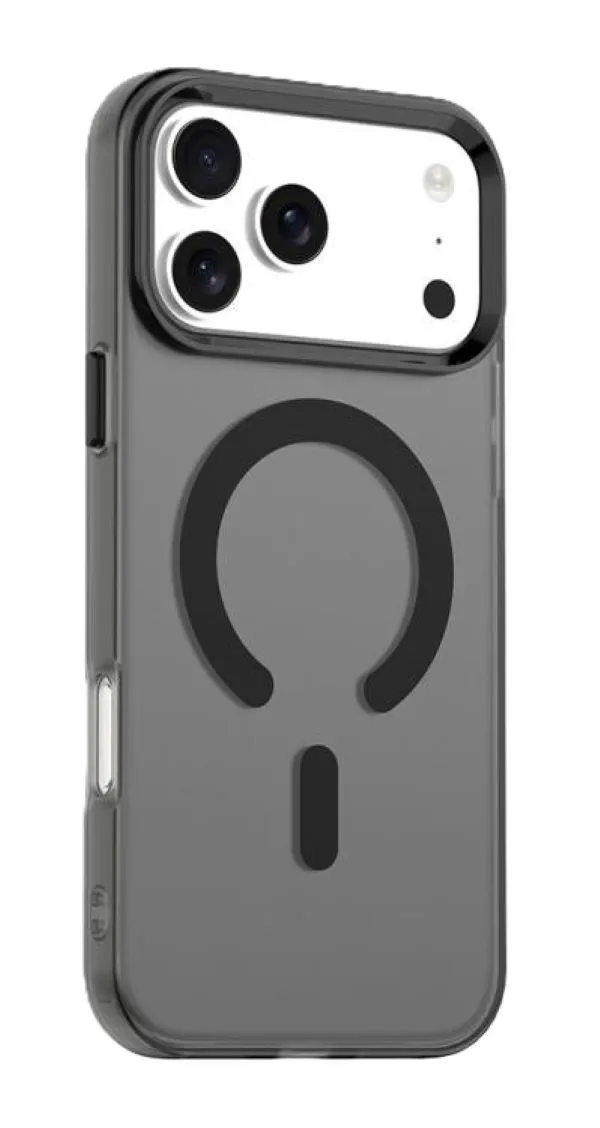 Shockproof Matte Magnetic Phone Case Compatible with iPhone 17 Pro Max - Black