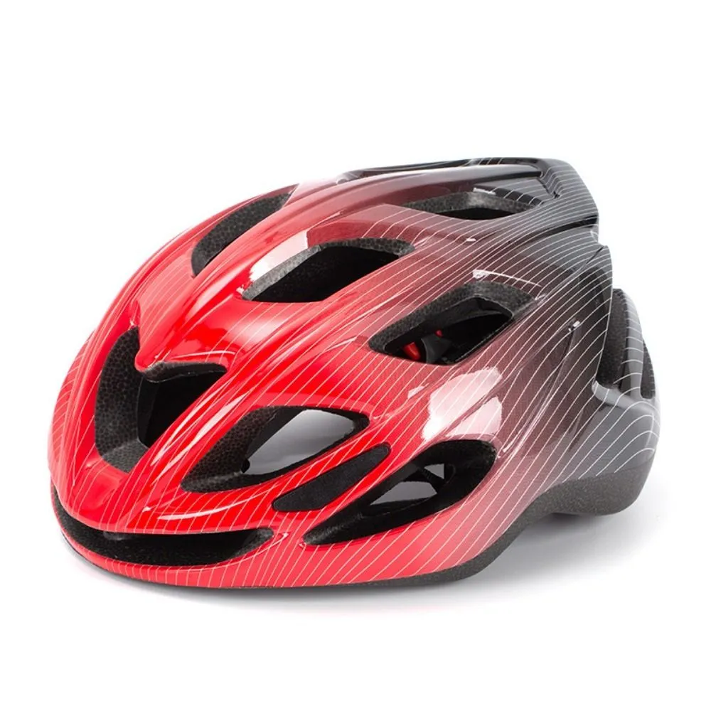 Kids Cycling Helmet 19 Vents PC+EPS Integrally Molded 54-58cm Gradient Red