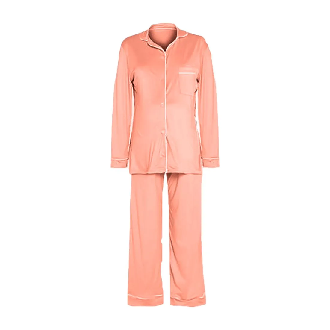 Hannah Grace Maternity Coral Winter Pj