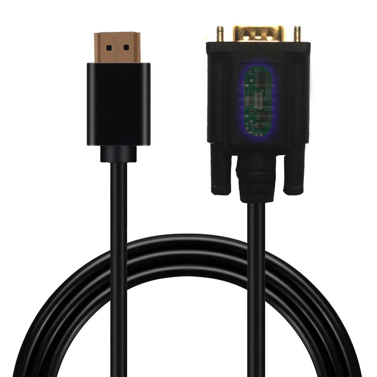 HDMI to VGA Cable 3M, 1080P HD Video Adapter Cord for Laptop/PC