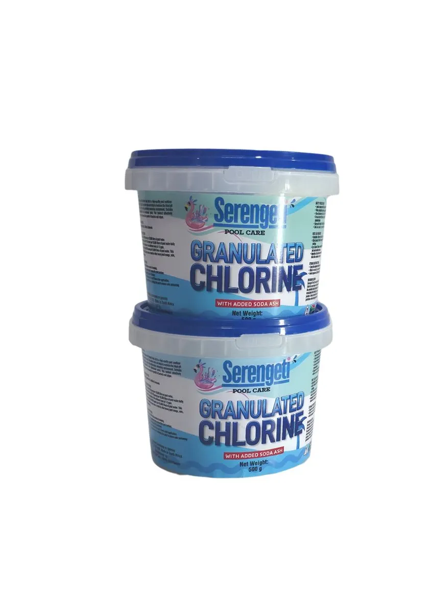 Serengeti Pool Care - Granulated Chlorine - 500g - 2 Pack