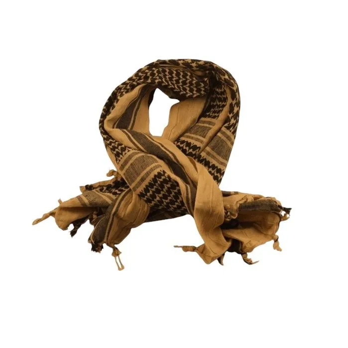 Scarf for Men and Women 110 x 110cm Cotton - Brown