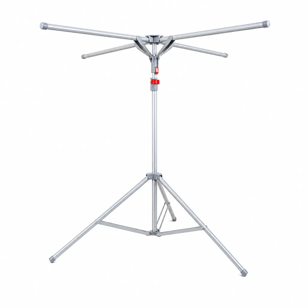 Portable Foldable Tripod Clothes Drying Rack & Laundry Airer