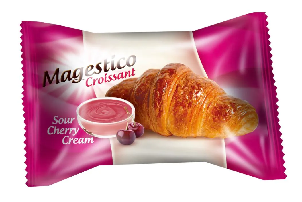 Magestico Croissant with Cherry Filling - 24 × 45 g