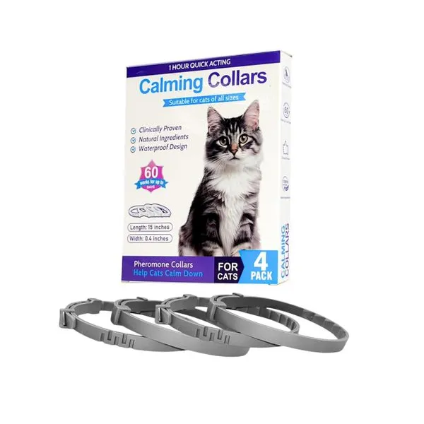 4 Pack Calming Collars for Cats