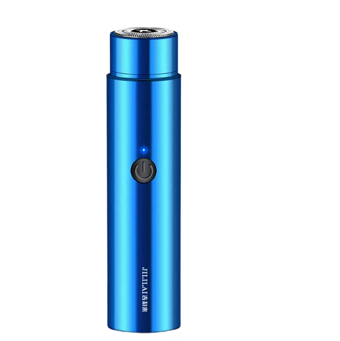 Mini Electric Shaver, Portable, USB Charging, Blue