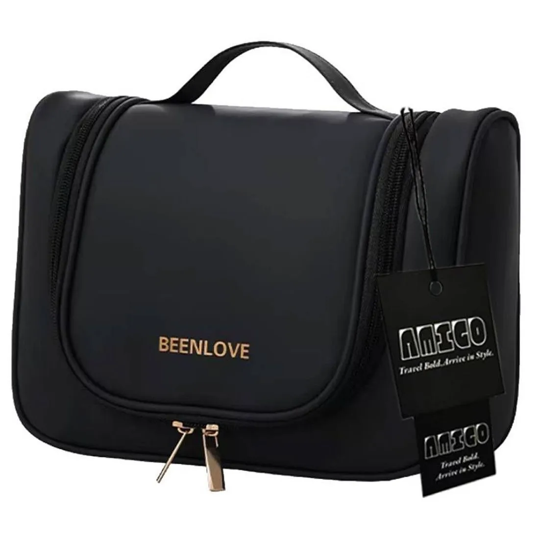 Travel Toiletry Bag with Hanging Hook Waterproof Cosmetic Bag for Women