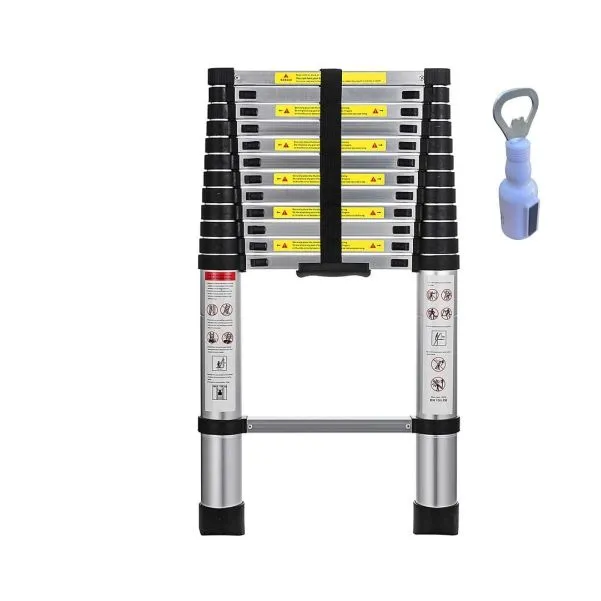 Aluminium Telescopic Extension Non-Slip 5M Ladder With Bottle Opener