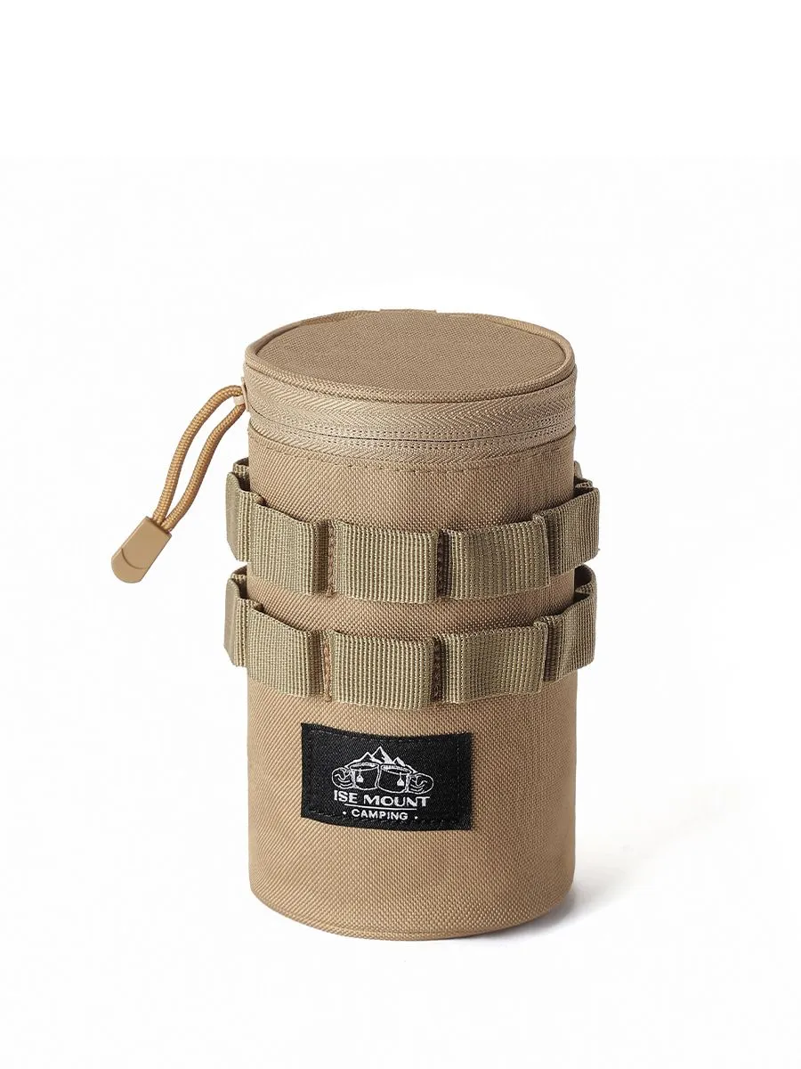 Outdoor Camping Cup Storage Bag - Large Khaki