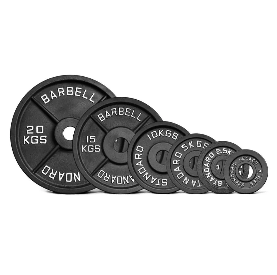 Cast Iron Olympic Weightlifting / Gym Plates - Single - The Legends