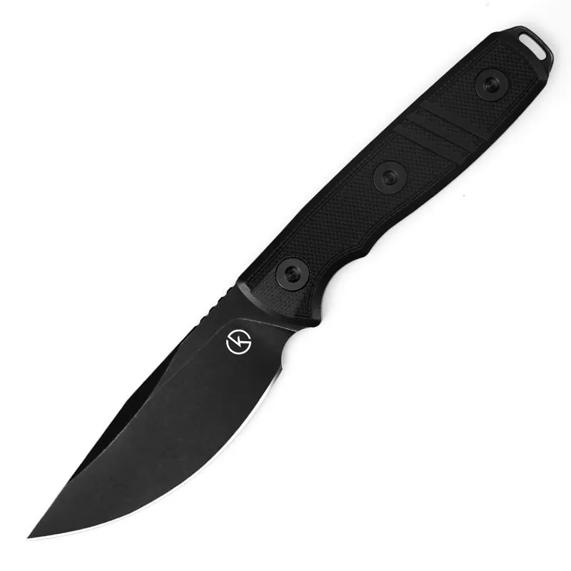 Koch Knives KKZ069 - Compact Fixed Blade Outdoor Knife - Black