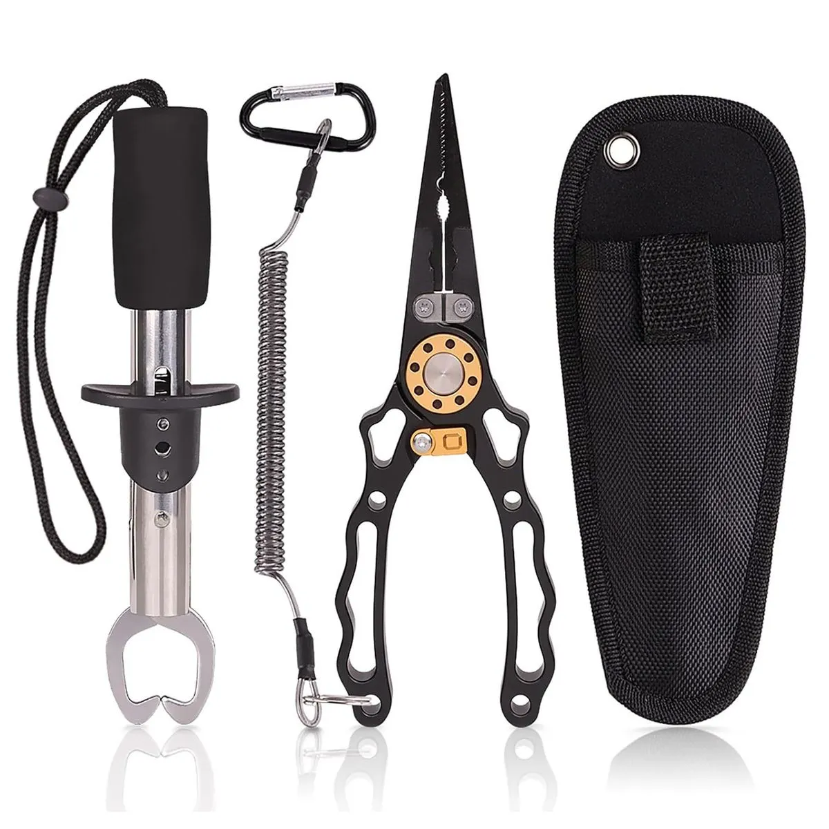 4PCS Camping multi use fishing pliers & mouth grip set-fishing equipment