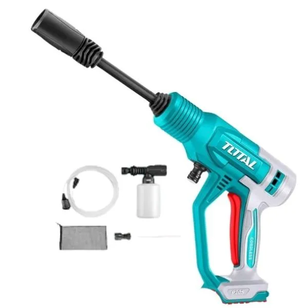 Total Tools - Cordless Pressure Washer 20V with Accessories