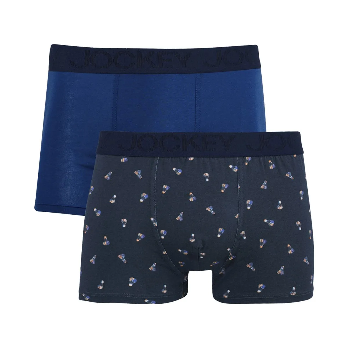 2 Pack of Jockey Bang On Trend Short Leg Trunks | Cotton Stretch