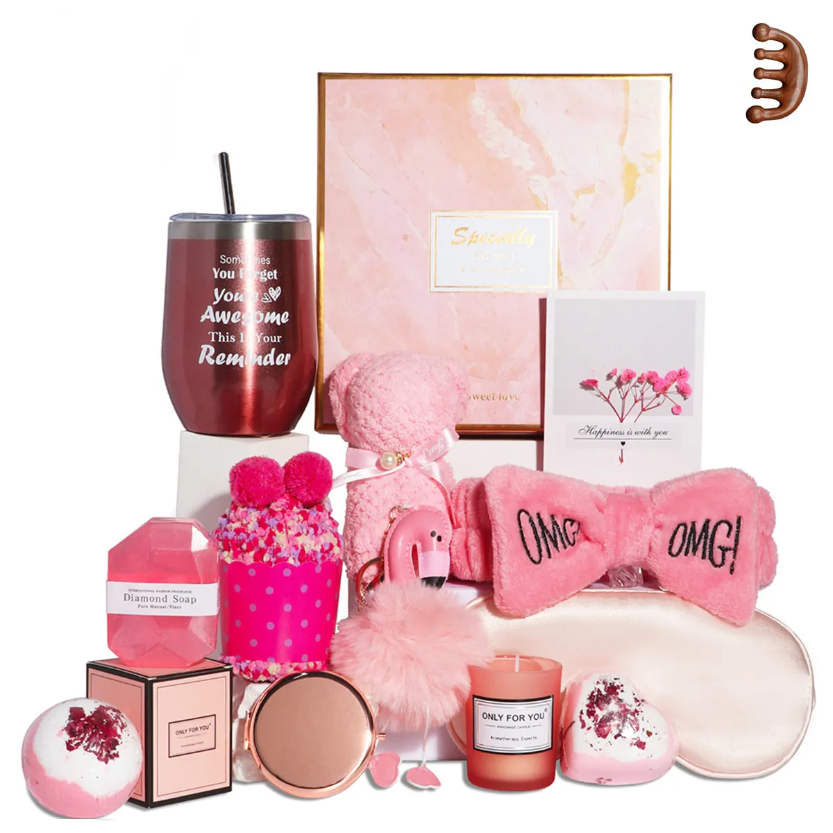14PC Birthday Gifts for Women,Ladies Pamper Gift Box,Spa Bath Set,Care Set