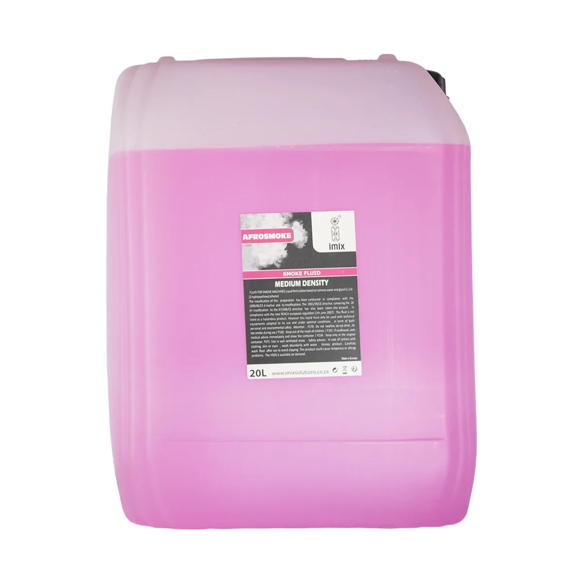 Afrosmoke Medium Density Smoke Fluid (20L) non-toxic ingredients