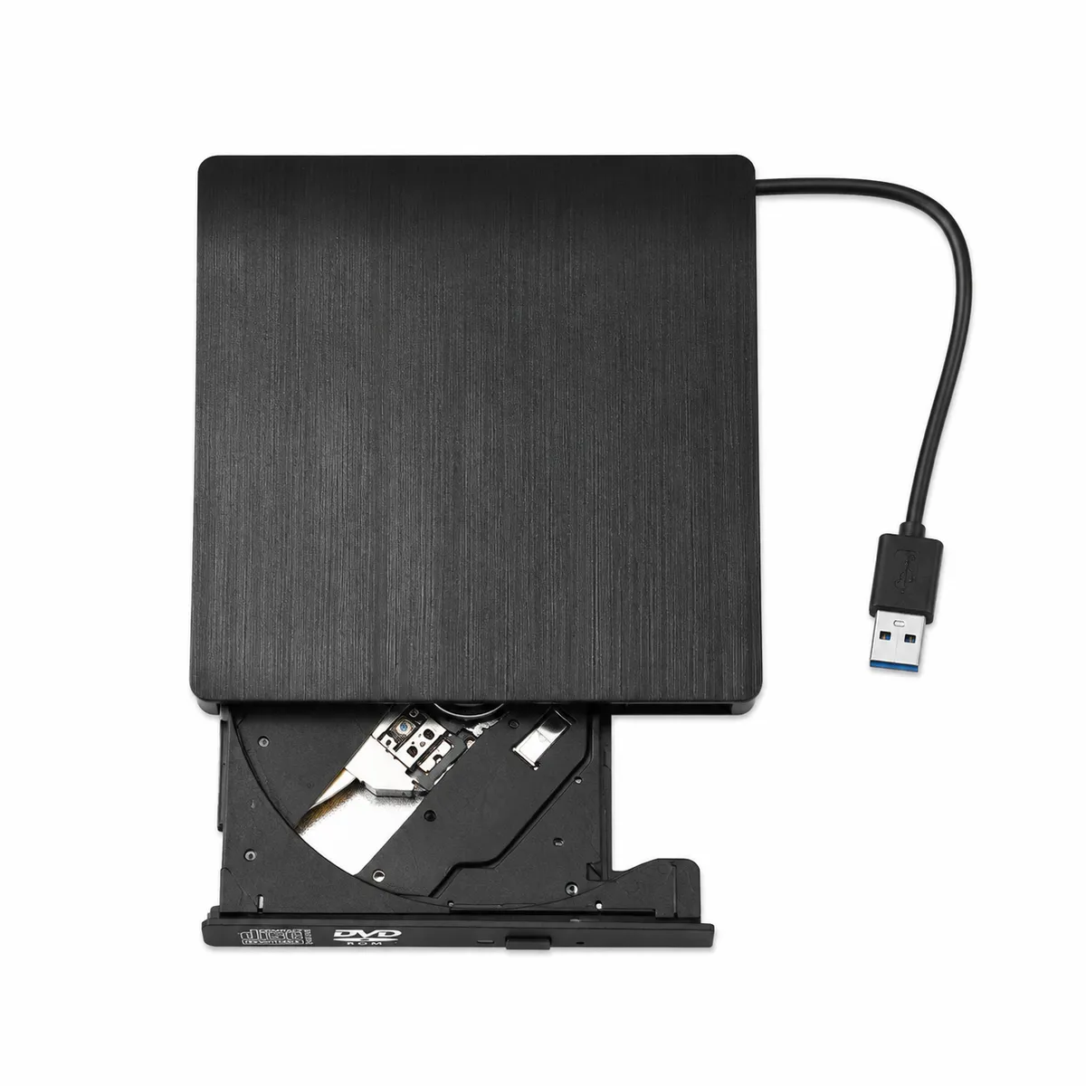 Brushed USB 3.0 External DVD/CD Burner Drive for Laptops
