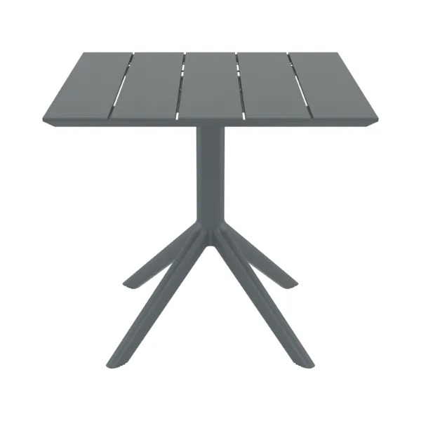 Siesta exclusive Patio Paris 80x80 Table - Dark Grey