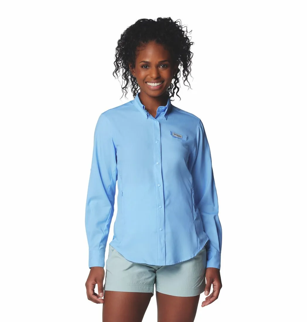 Columbia Women's Tamiami II Long Sleeve Shirt White Cap