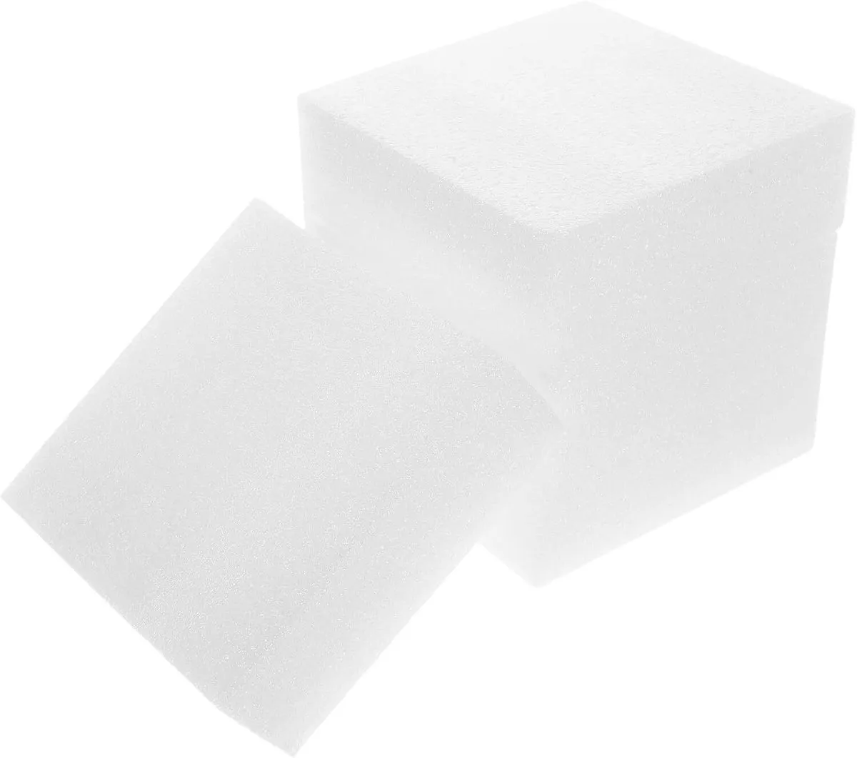 4 White Foam Boards 15x15x5cm Pearl Foam Inserts Professional Packing