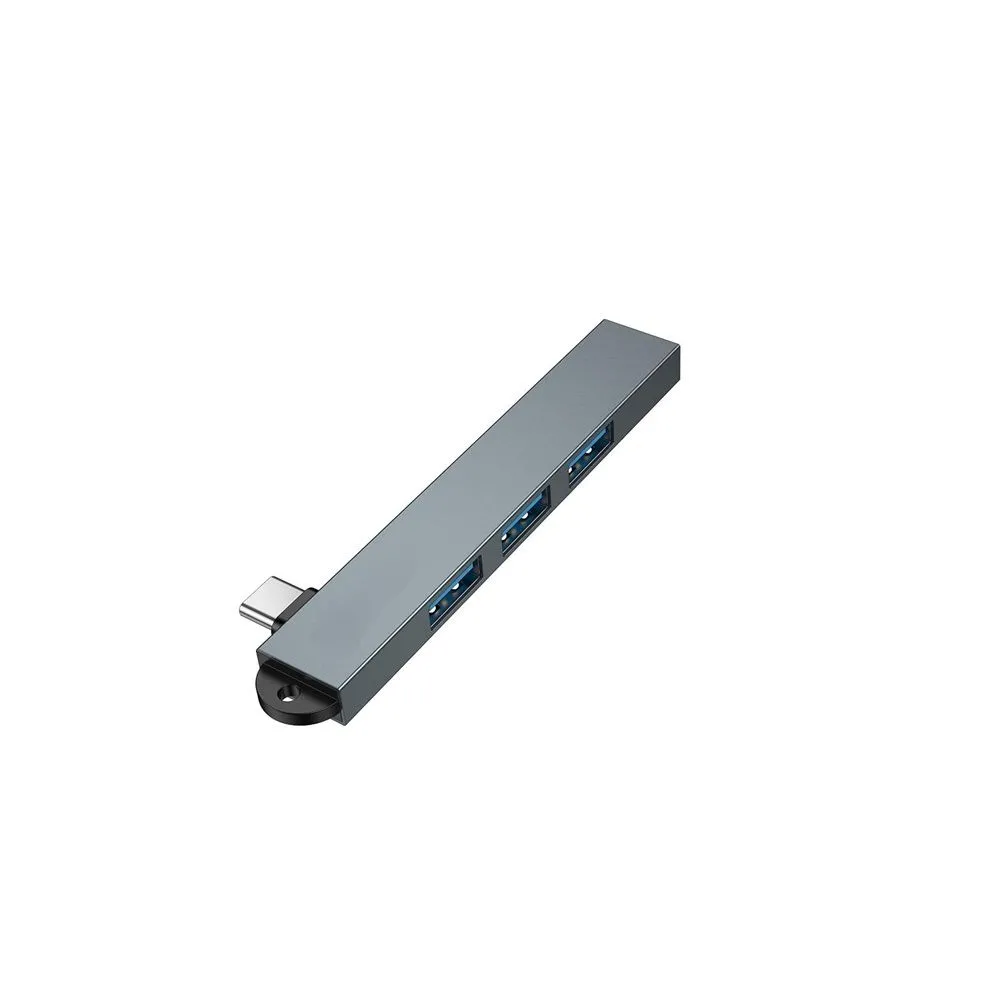 4-in-1 USB-C Hub Adapter with 3 x USB 2.0 & 1 x USB 3.0 Port - High-Speed