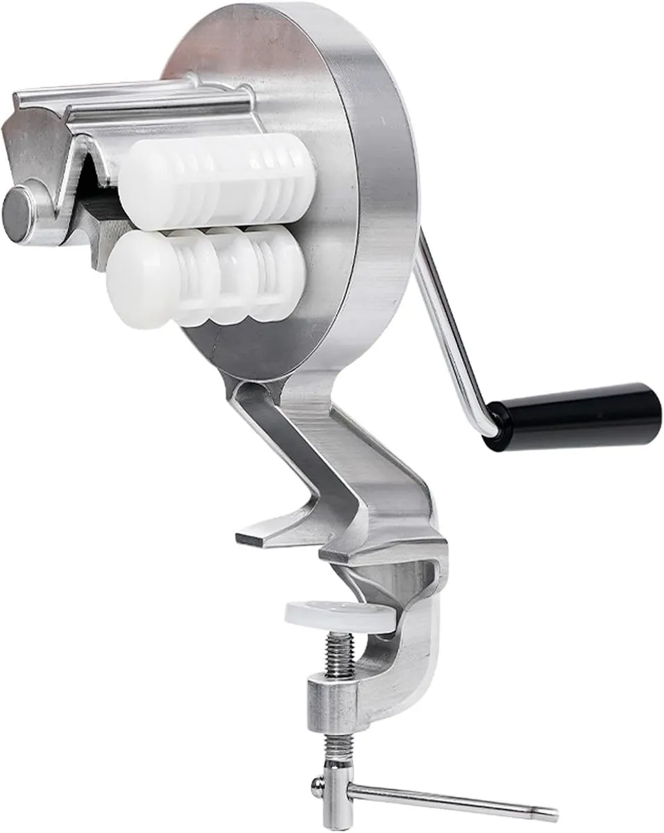Manual Cavatelli Maker Pasta Machine Aluminum Alloy Macaroni Noodle Roller