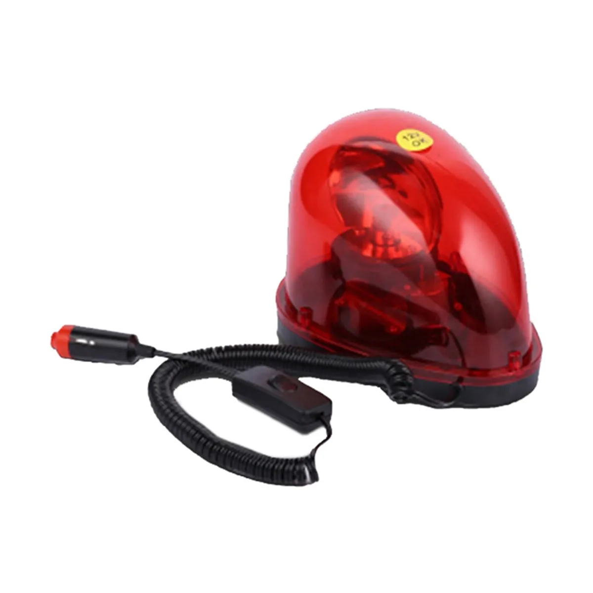 Red 12V Snail-type Rotating Car Alarm Lights Warning Light