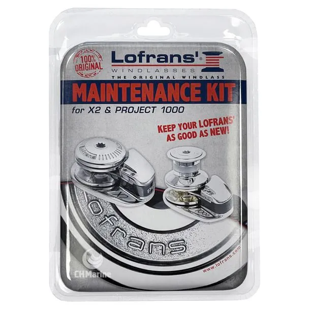 Lofrans Maintenance Kit for Project X2 & Project 1000 Windlass