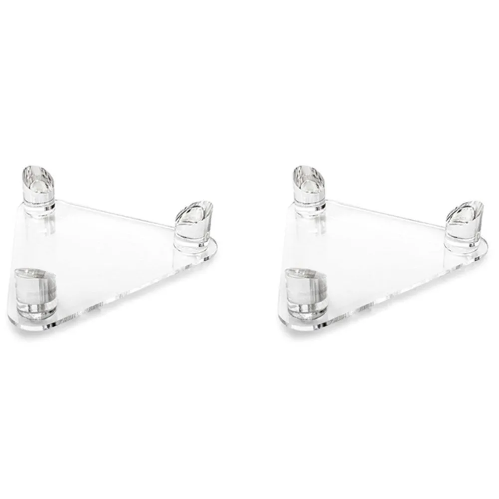 2X Acrylic Ball Stand - Holds Footballs Basketballs Volleyballs