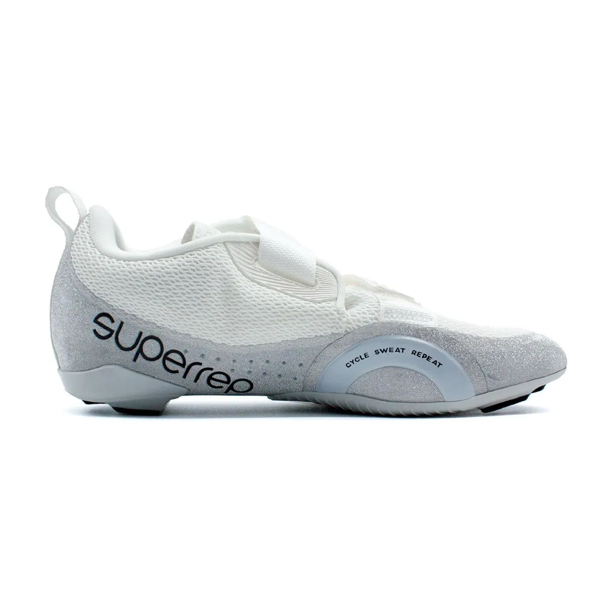 Nike SuperRep Cycle 2 PRM Indoor Cycling Shoes - White/Silver Glitter