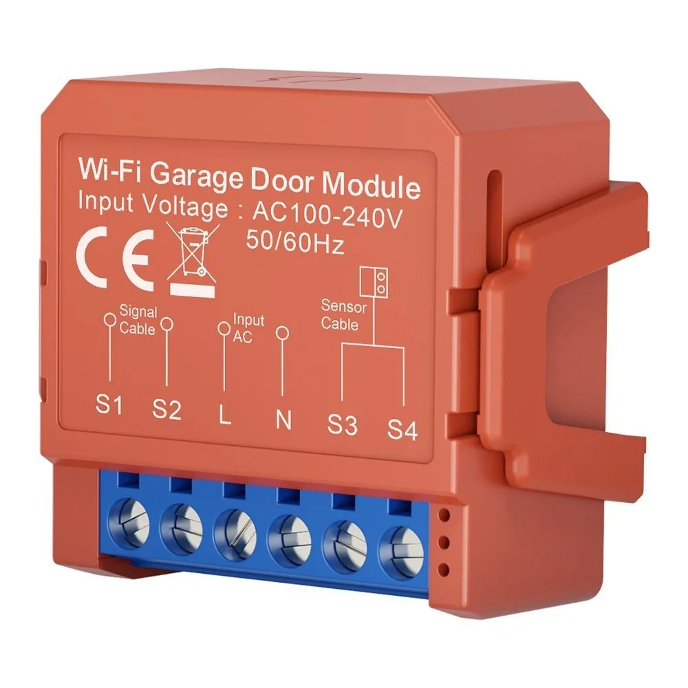 Smart Garage Door Opener Space-Saving WiFi Hub with AlexaGoogle HomeControl