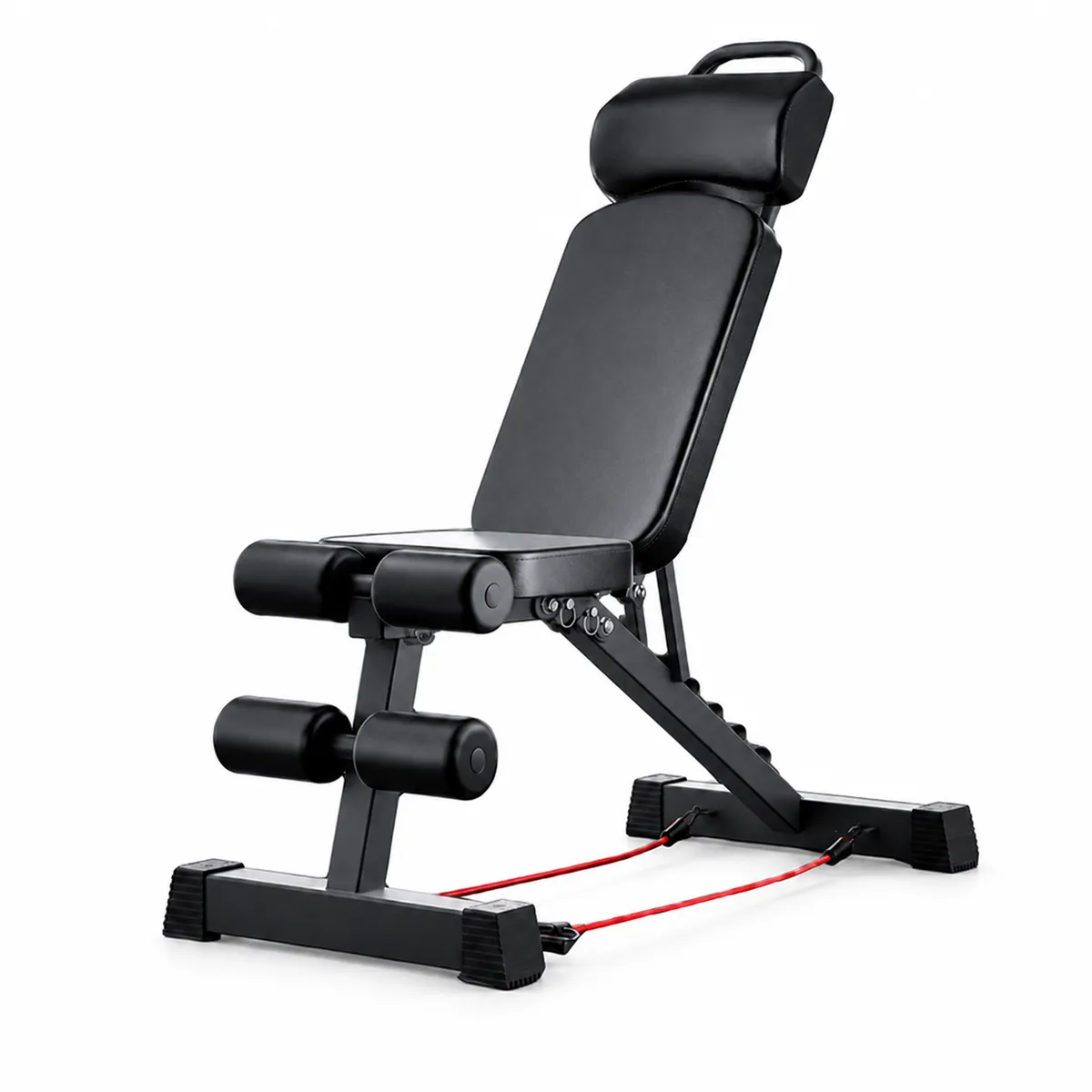 Adjustable Home Gym Weight Bench with 6-Level Headrest - 500kg Capacity