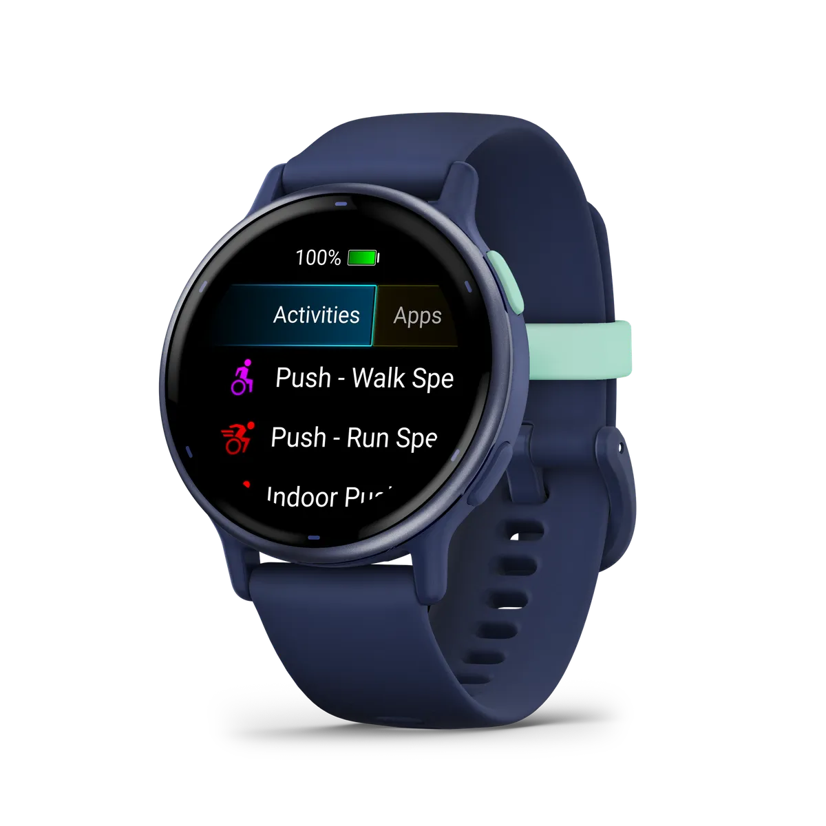 Garmin Vivoactive 5 - Metallic Navy Aluminum Bezel with Navy Case and Band