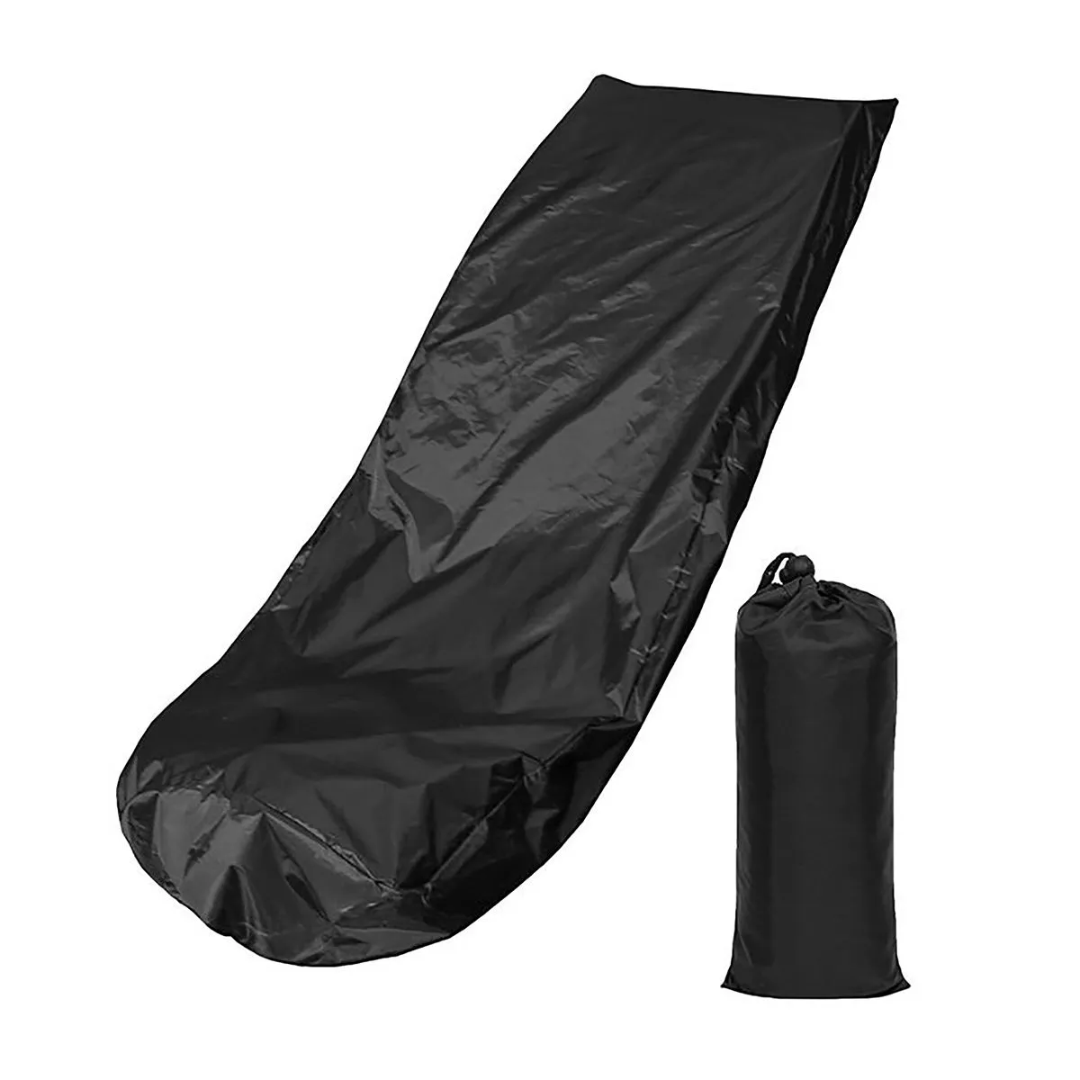 Black Lawn Mower Cover 76x44x25 Inch Polyester
