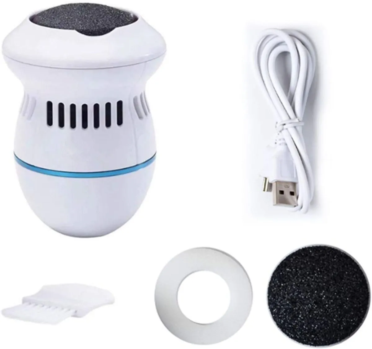Electric Foot File with Vacuum Suction