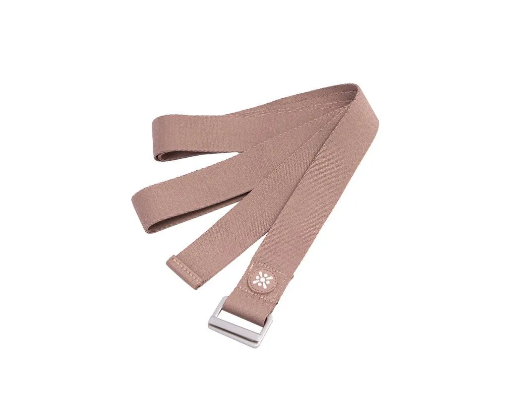 Bloom Yoga Strap Anti-Slip - Various Colours - Brown