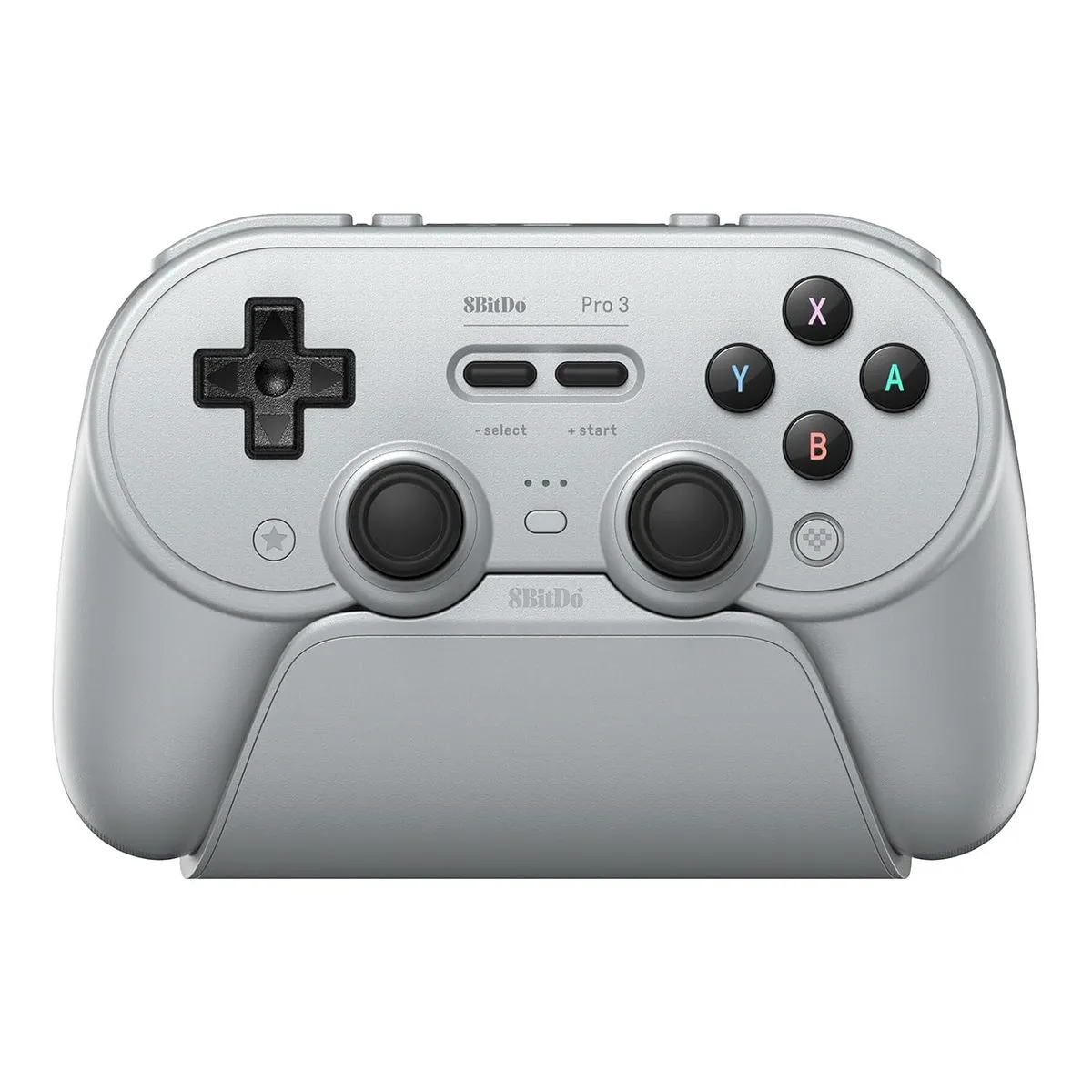 8BitDo Pro 3 Bluetooth Gamepad Controller For Switch Steam Windows & Mobile - Grey